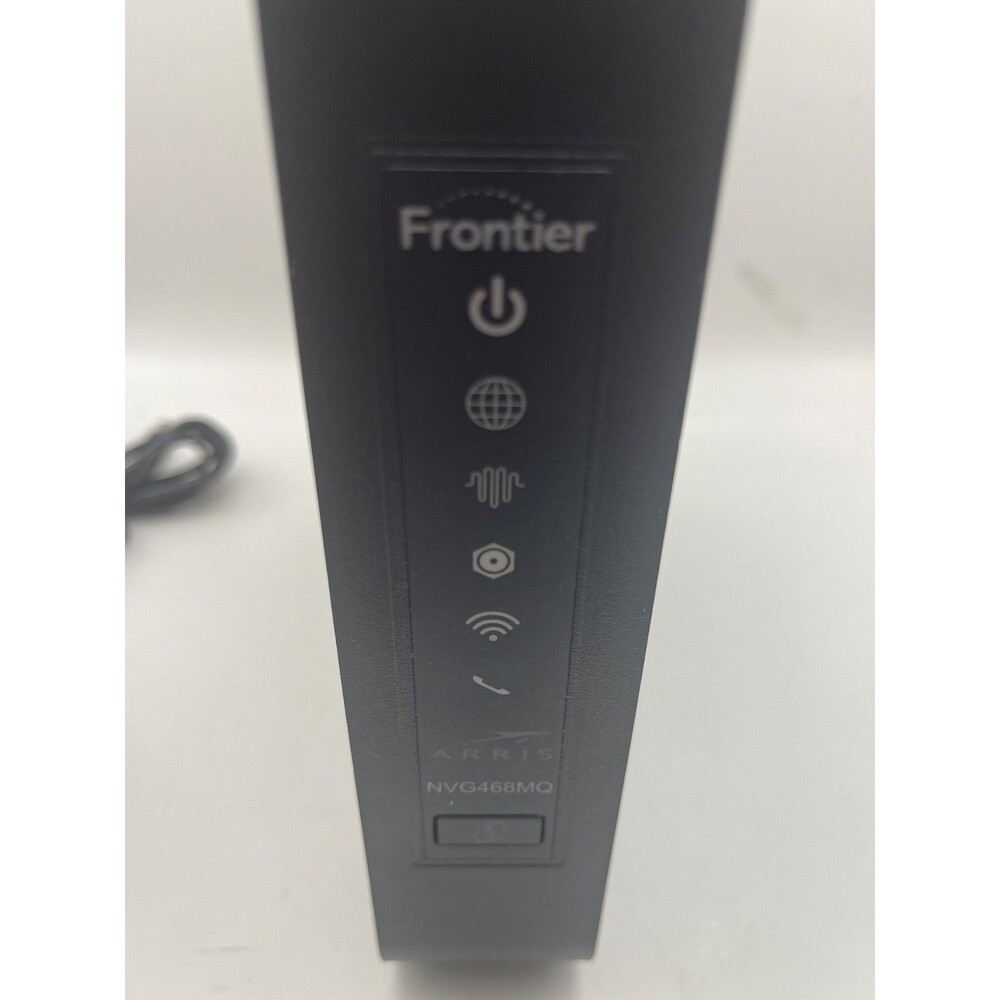 ARRIS NVG468MQ Frontier WiFi Router Gateway MoCA 2.0 w/ Power Adapter Powers On